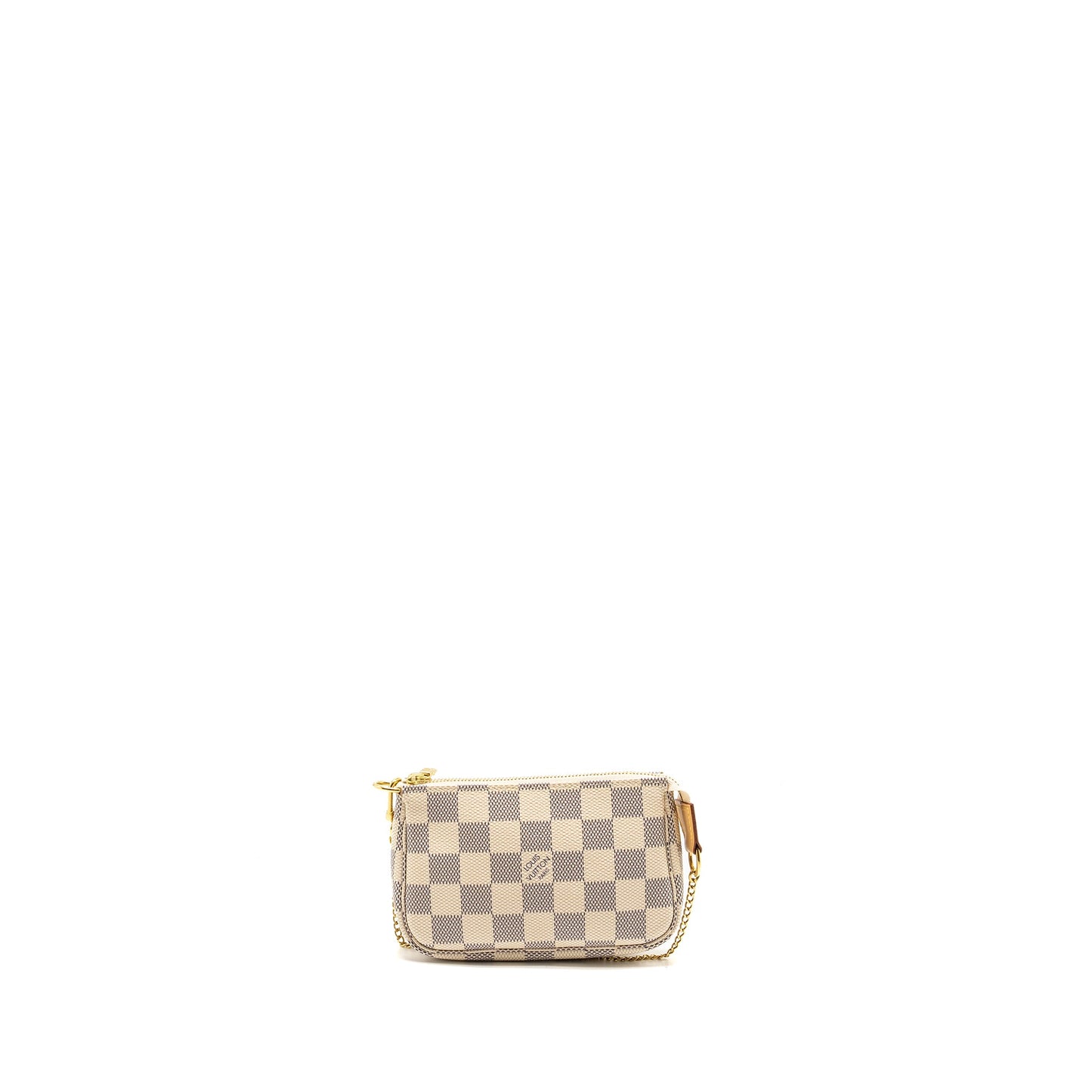Louis Vuitton Mini Pochette Accessories Damier Azur Canvas