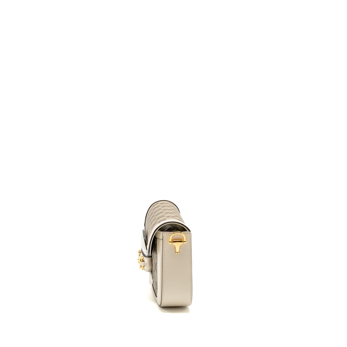 Gucci Mini Horsebit 1955 Purse Supreme Canvas/Leather White/Multicolour