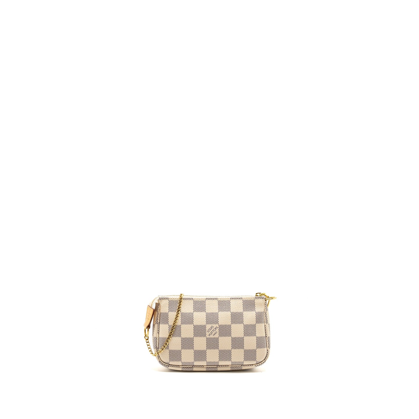 Louis Vuitton Mini Pochette Accessories Damier Azur Canvas