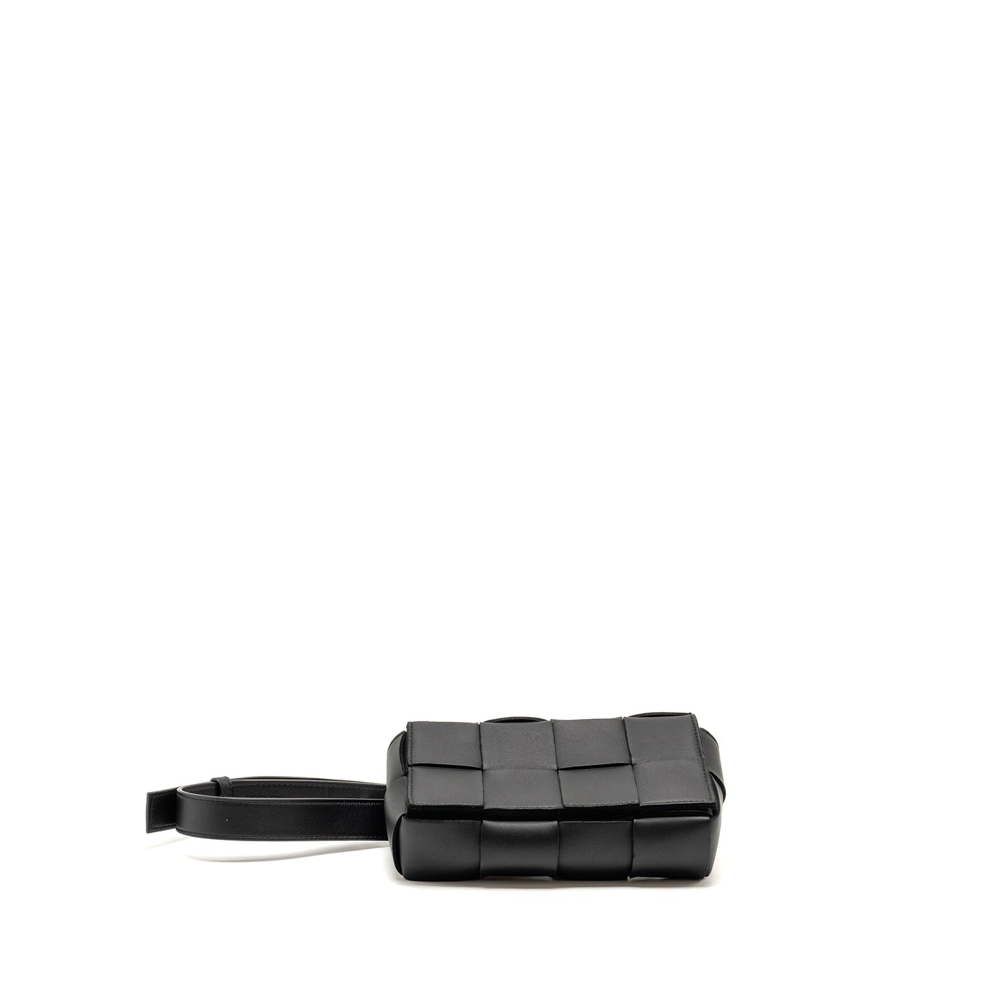 Bottega Veneta Cassette Belt Purse Calfskin Black