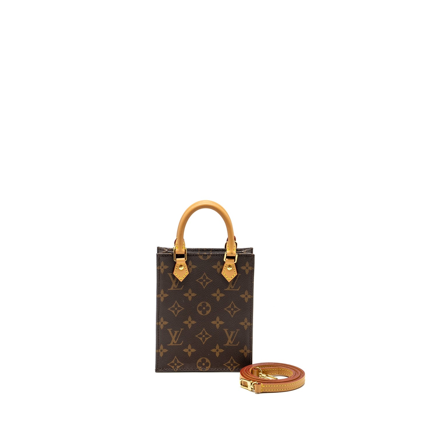 Louis Vuitton Petit Sac Plat Monogram Canvas