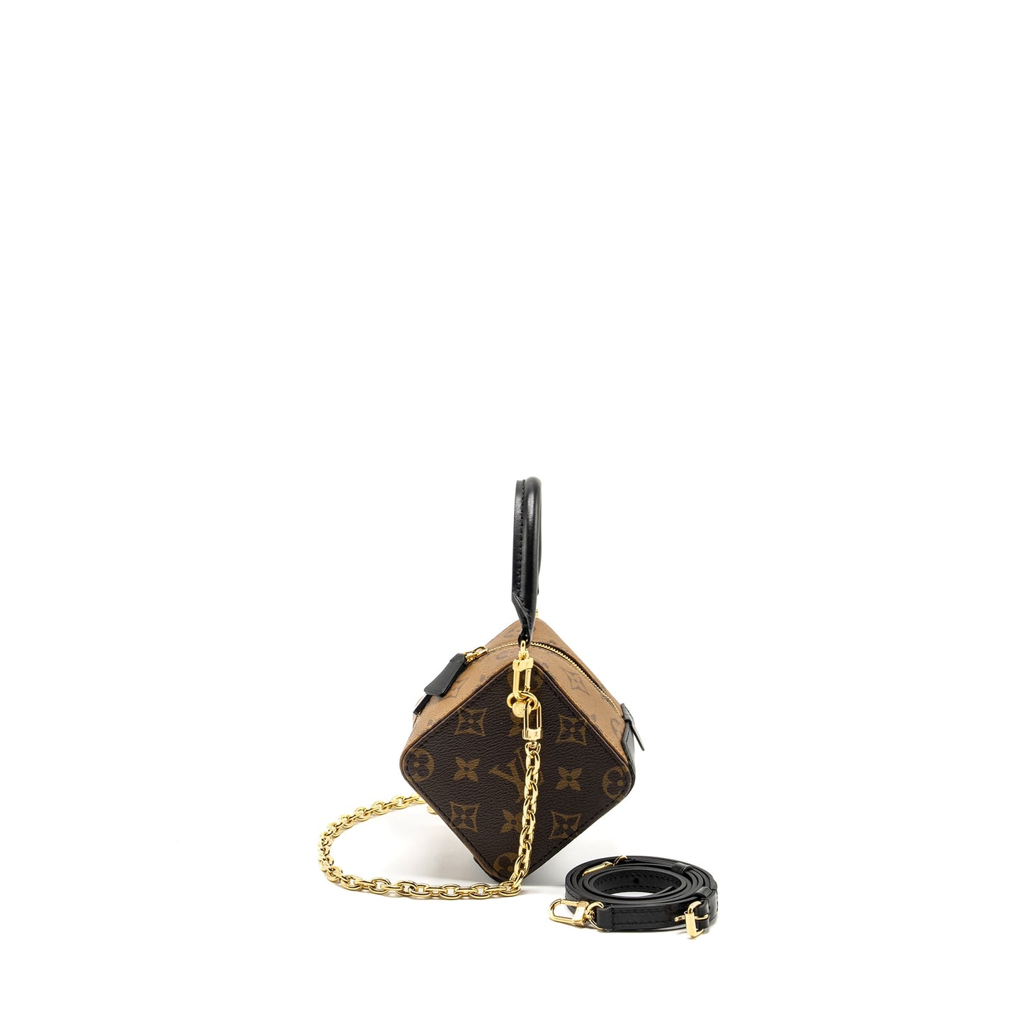 Louis Vuitton Dice Purse Reverse Monogram Canvas / Leather