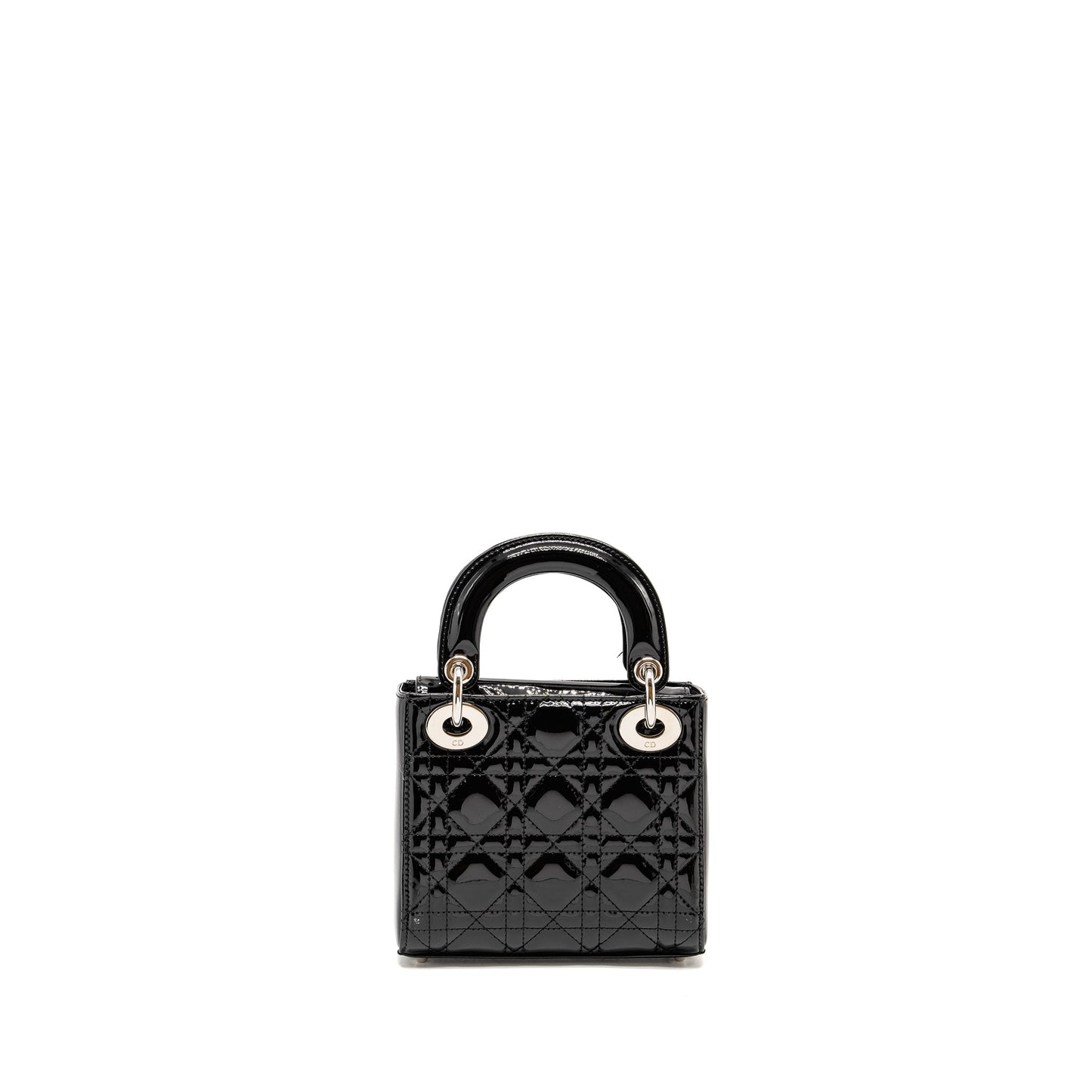 Dior Mini Lady Dior Patent Black
