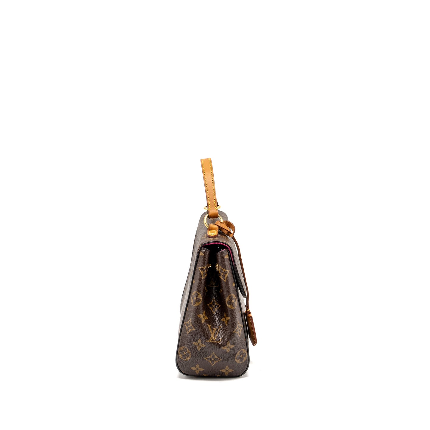 Louis Vuitton Cluny Monogram Canvas with Pink Strap