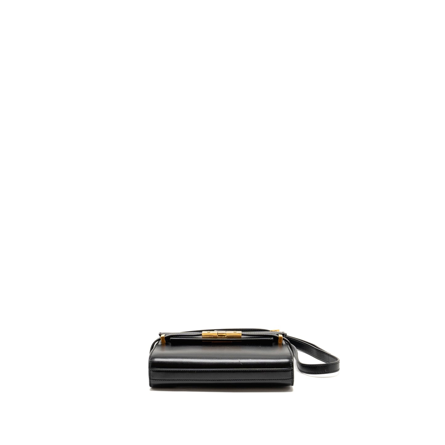 Saint Laurent Mini Manhattan Mini Purse Calfskin Black