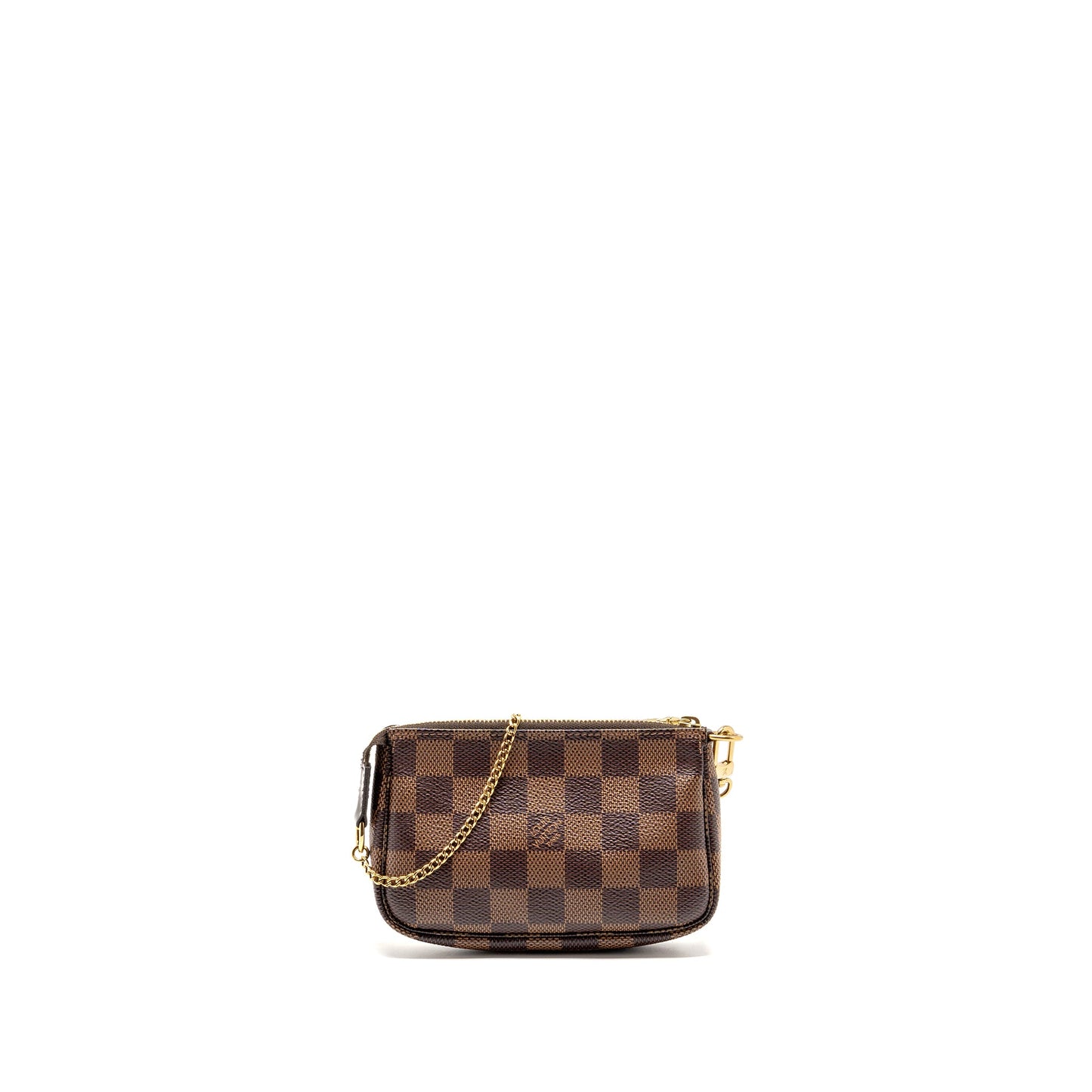 Louis Vuitton Mini Pochette Accessories Damier Ebene Canvas