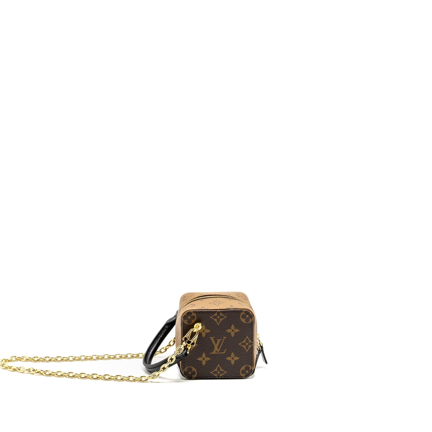 Louis Vuitton Dice Purse Reverse Monogram Canvas / Leather