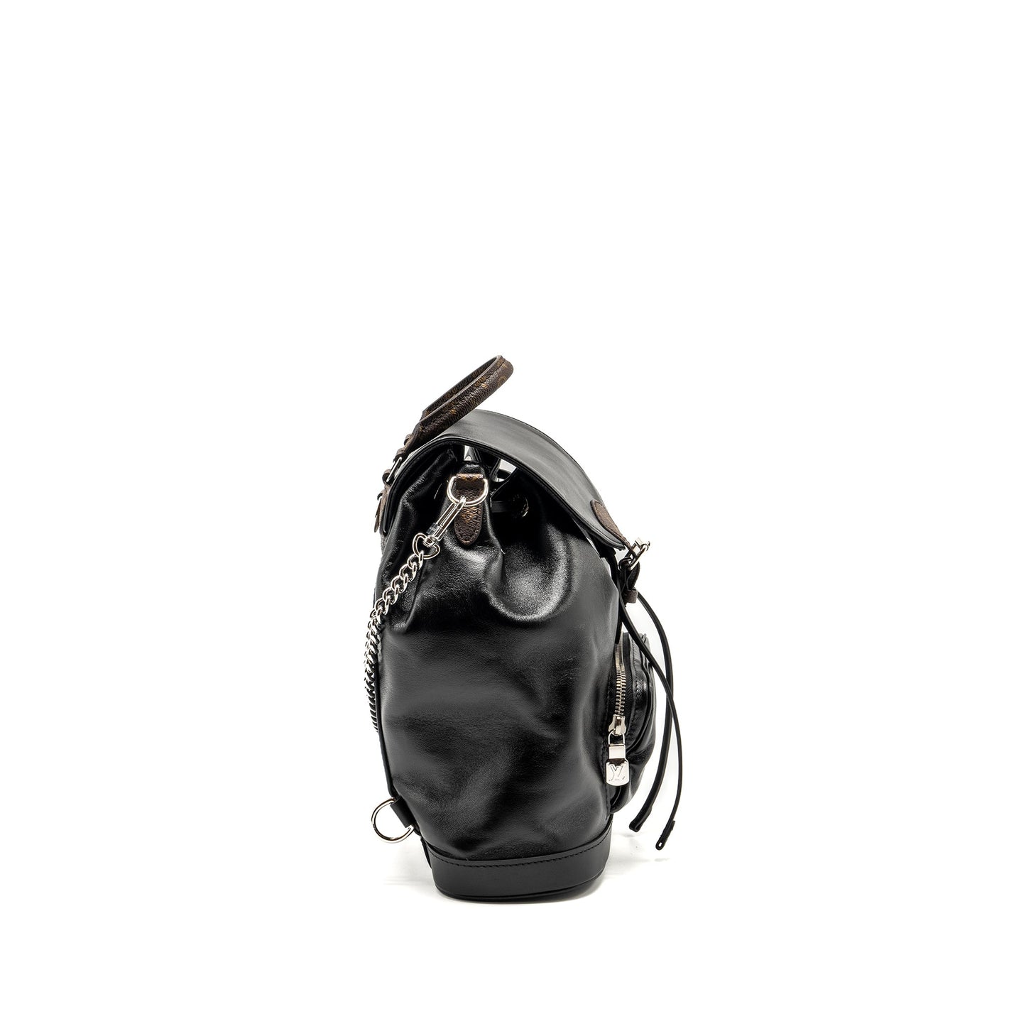 Louis Vuitton Montsouris Backpack Lambskin Black