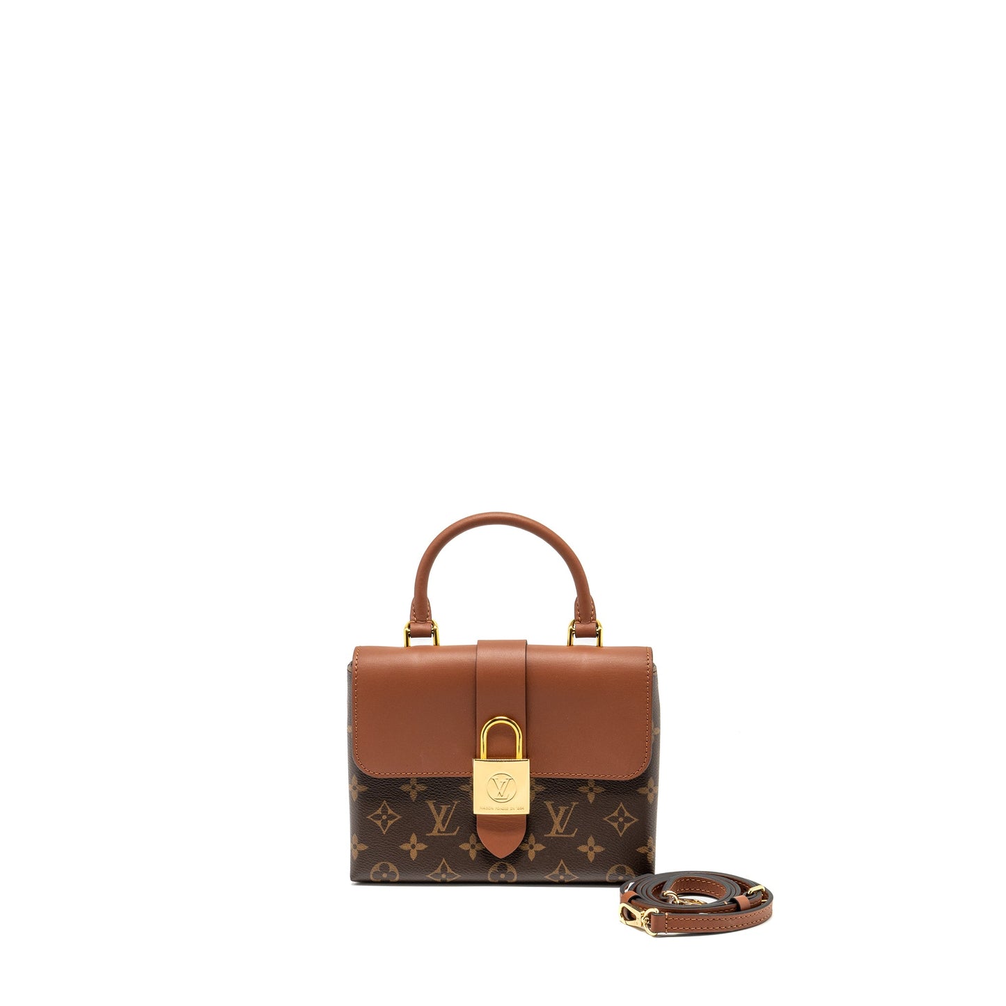 Louis Vuitton Lock monogram canvas brown