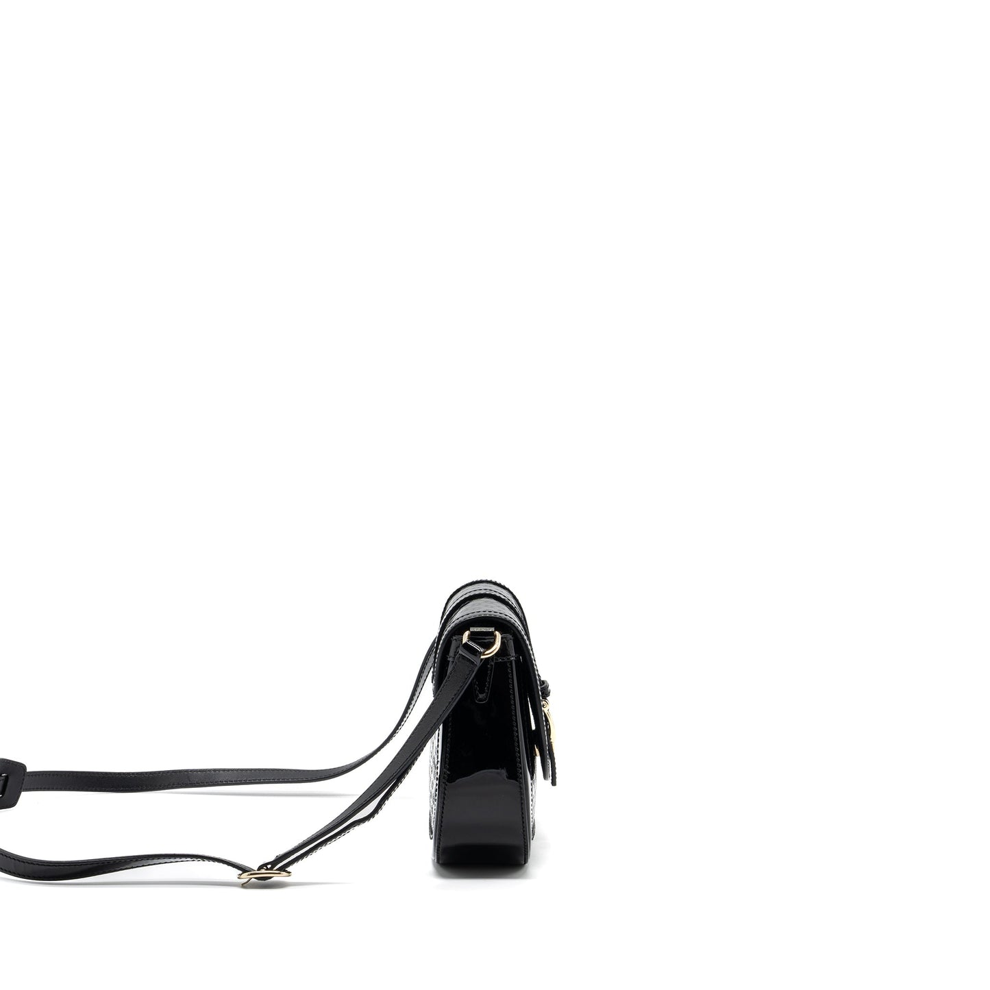 Gucci messenger crossbody Purse patent black