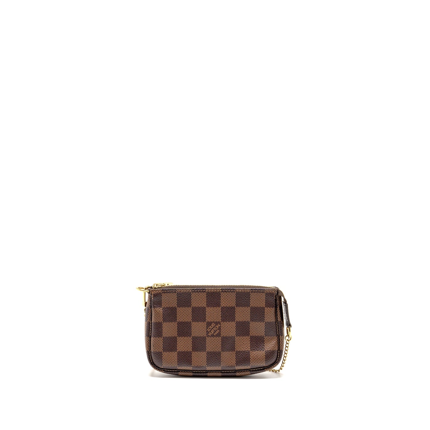 Louis Vuitton Mini Pochette Accessories Damier Ebene Canvas