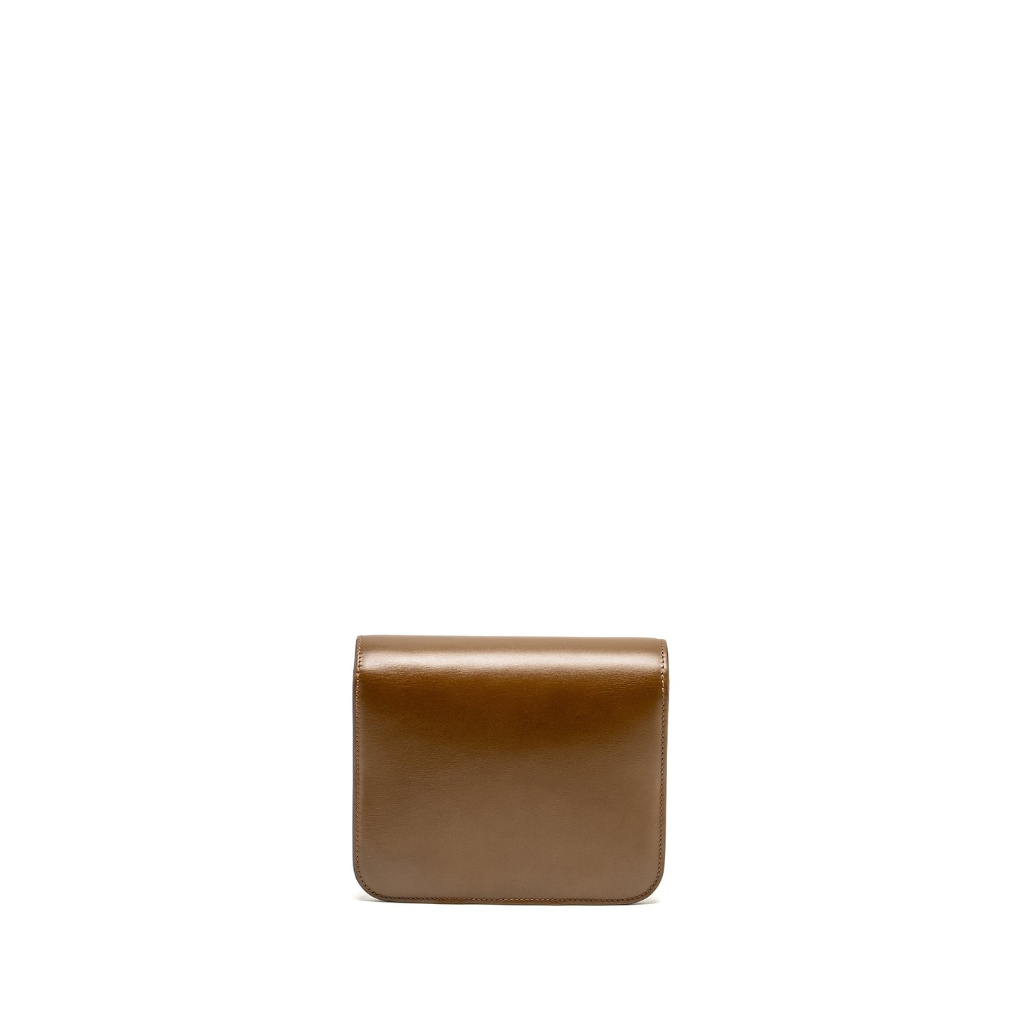 Celine Teen Classic Box Purse Calfskin Camel
