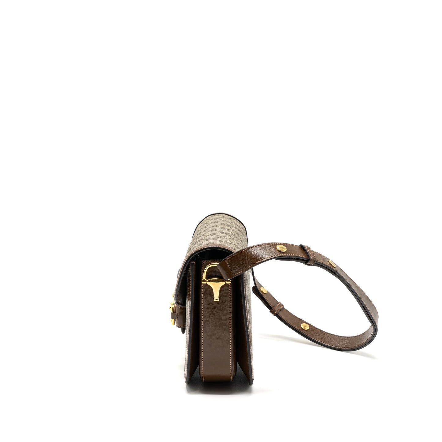 Gucci Horsebit 1955 Mini Purse Supreme Canvas/ Leather Brown