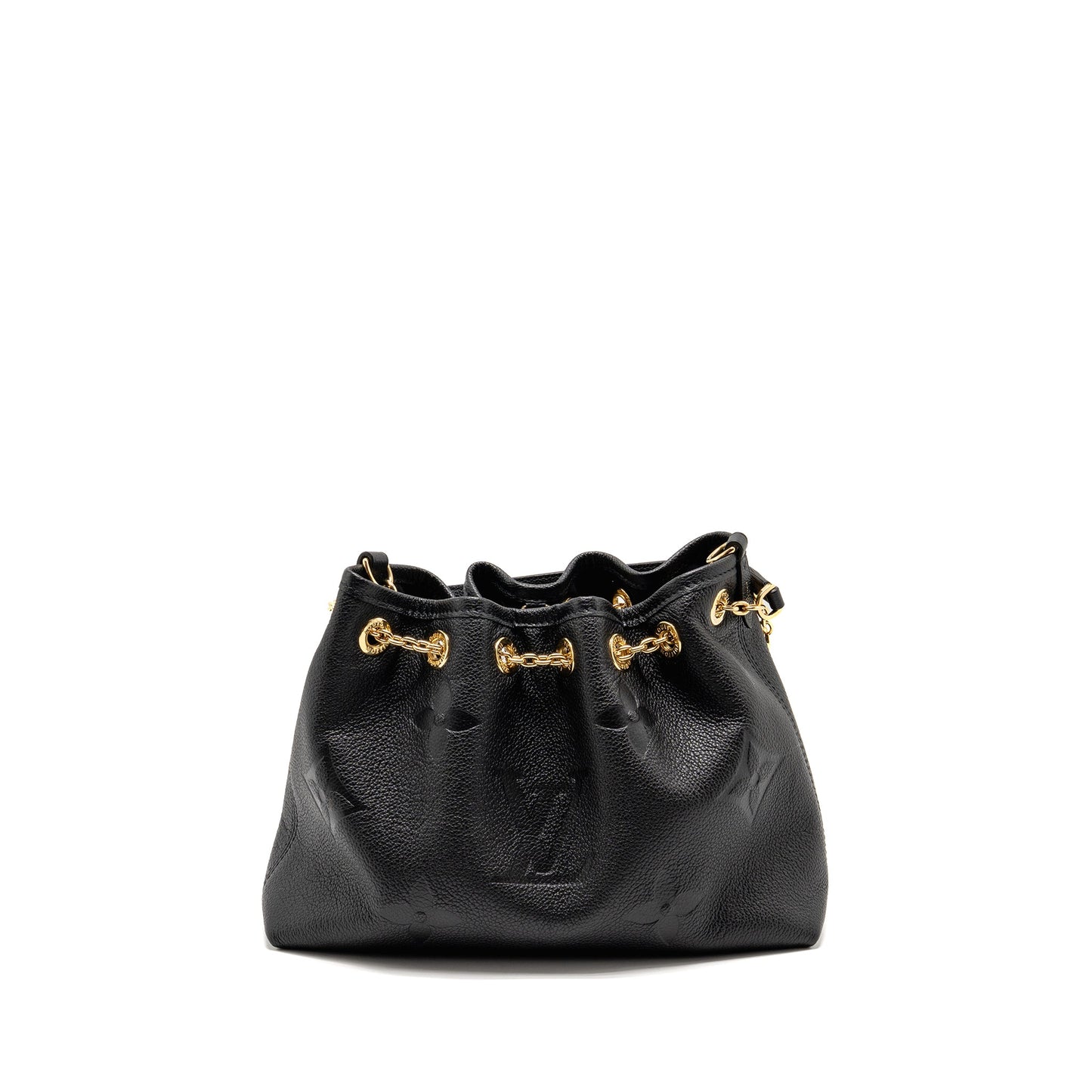 Louis Vuitton Bundle Purse Monogram Empreinte Leather Black