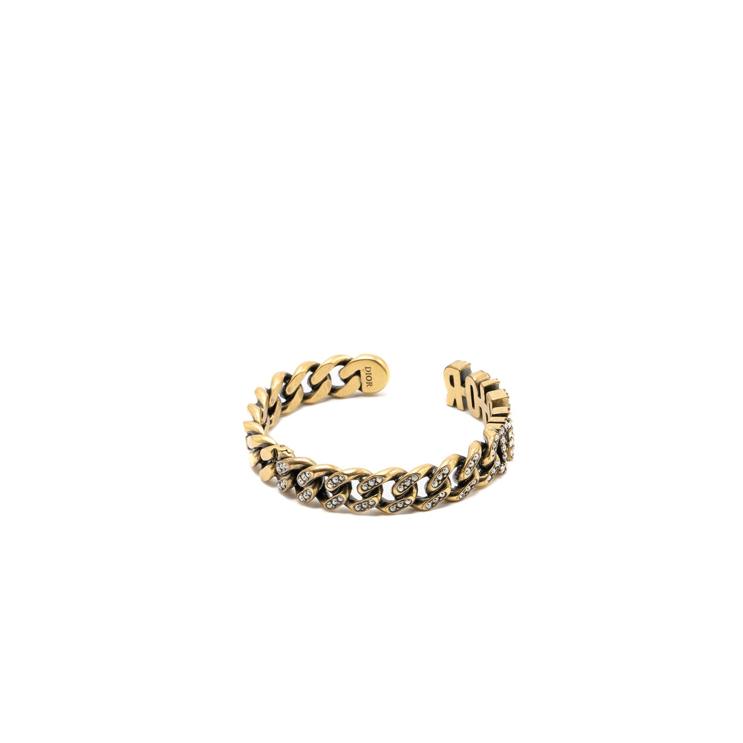 Dior Jâadior bracelet ruthenium gold tone with crystal