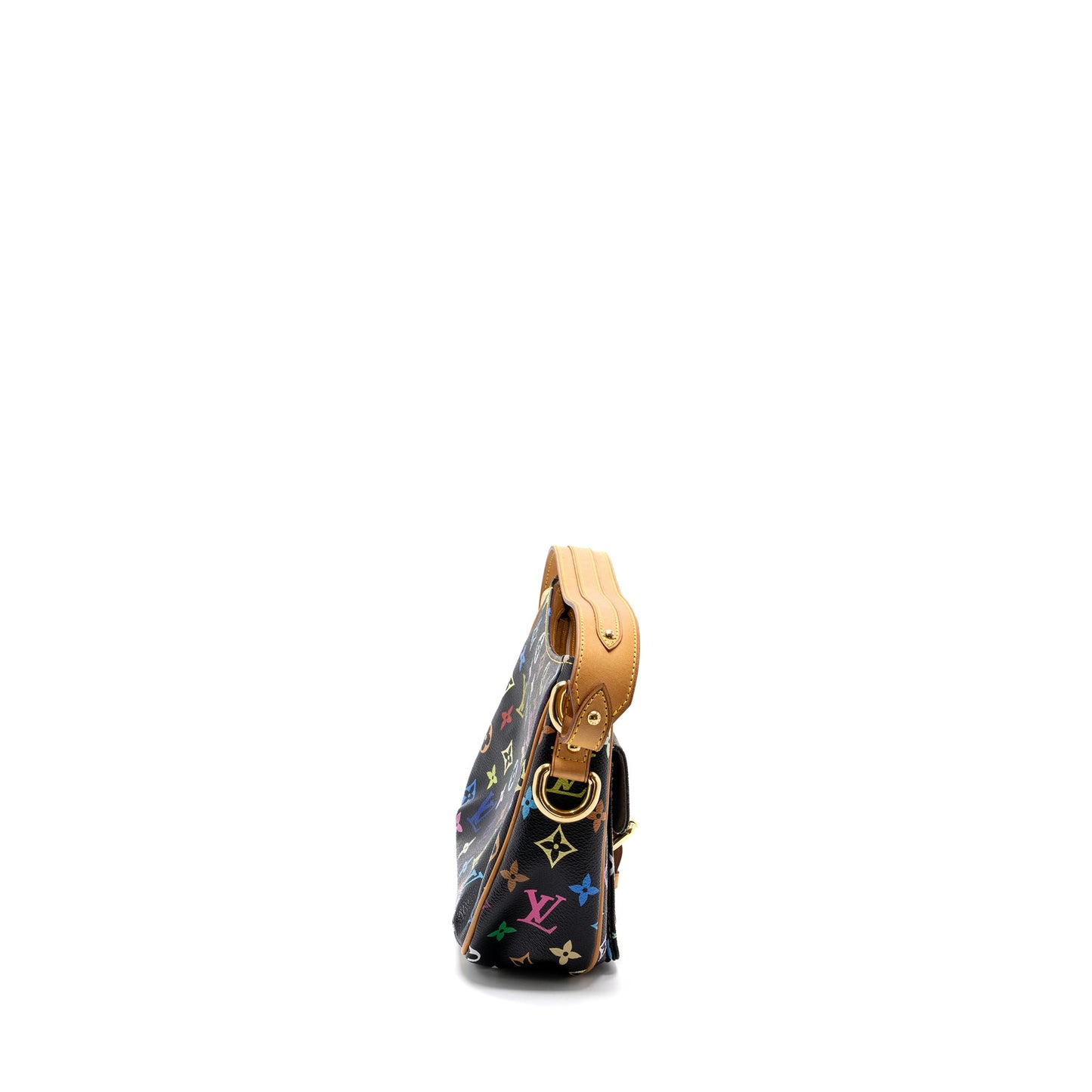 Louis Vuitton Vintage Lodge Purse Multicolour Monogram Canvas Black