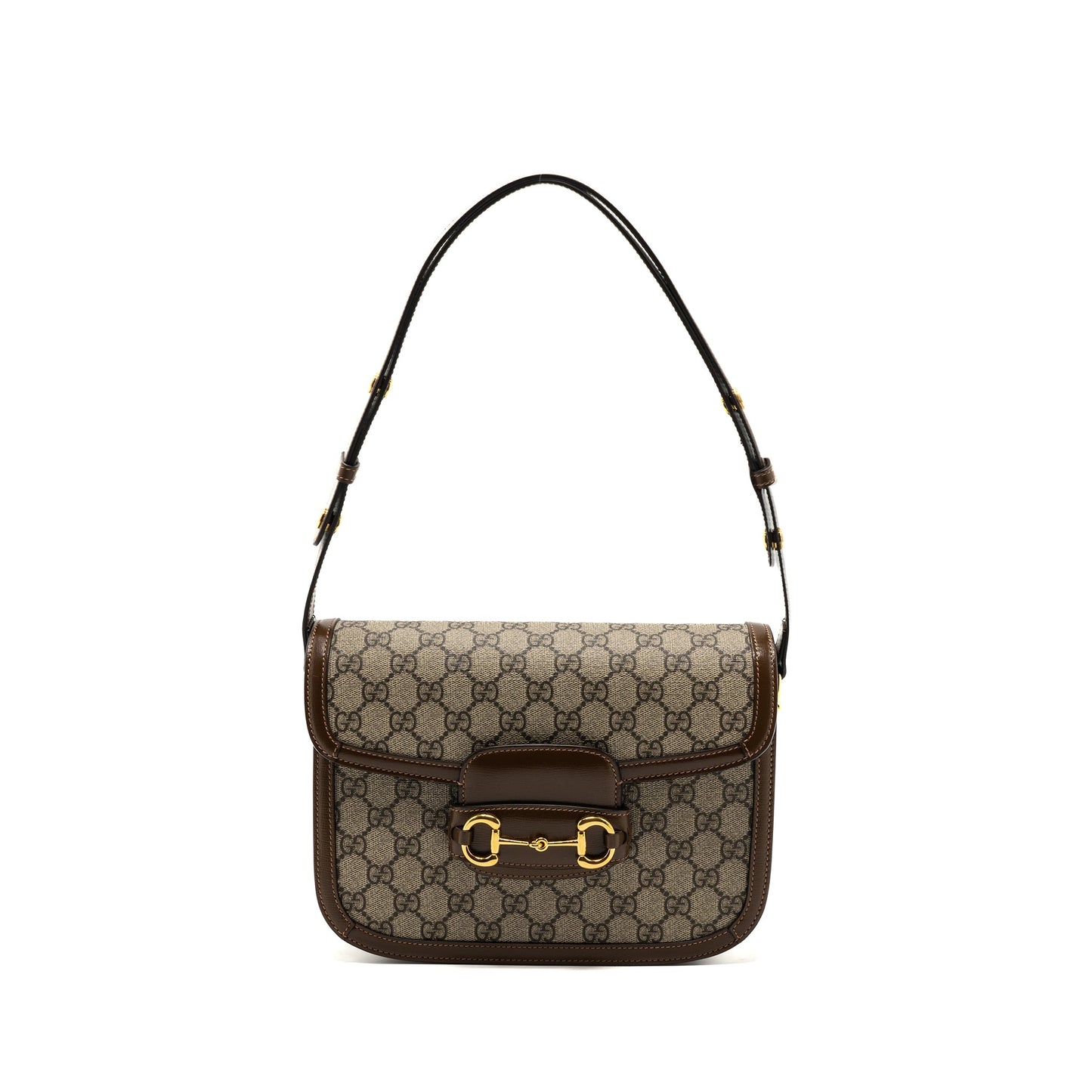 Gucci Horsebit 1955 Mini Purse Supreme Canvas/ Leather Brown