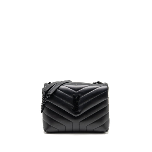 Saint Laurent/ Medium Loulou Mini Purse Calfskin So Black
