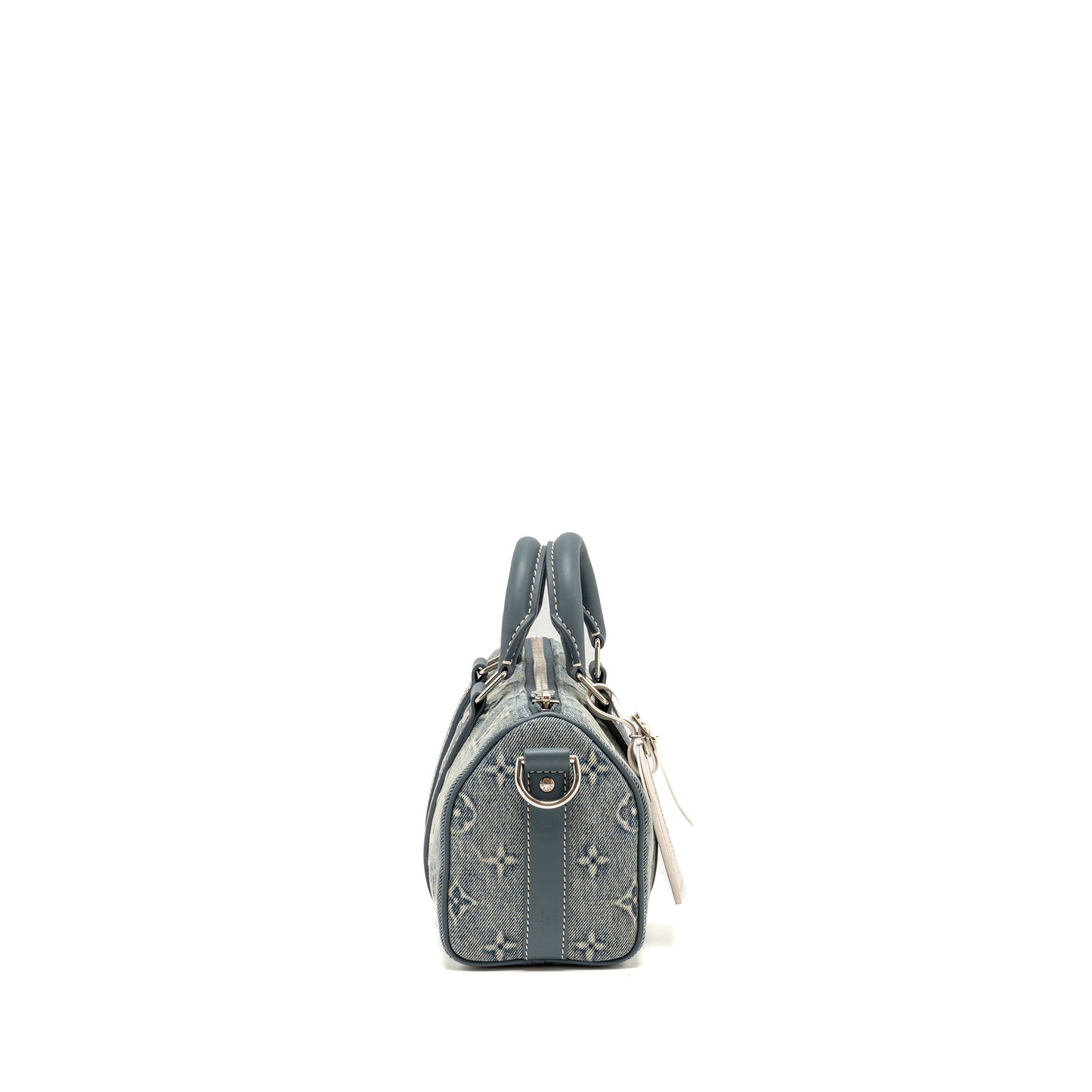 Louis Vuitton Keepall Bandouliere 25 Washed Denim Canvas Blue