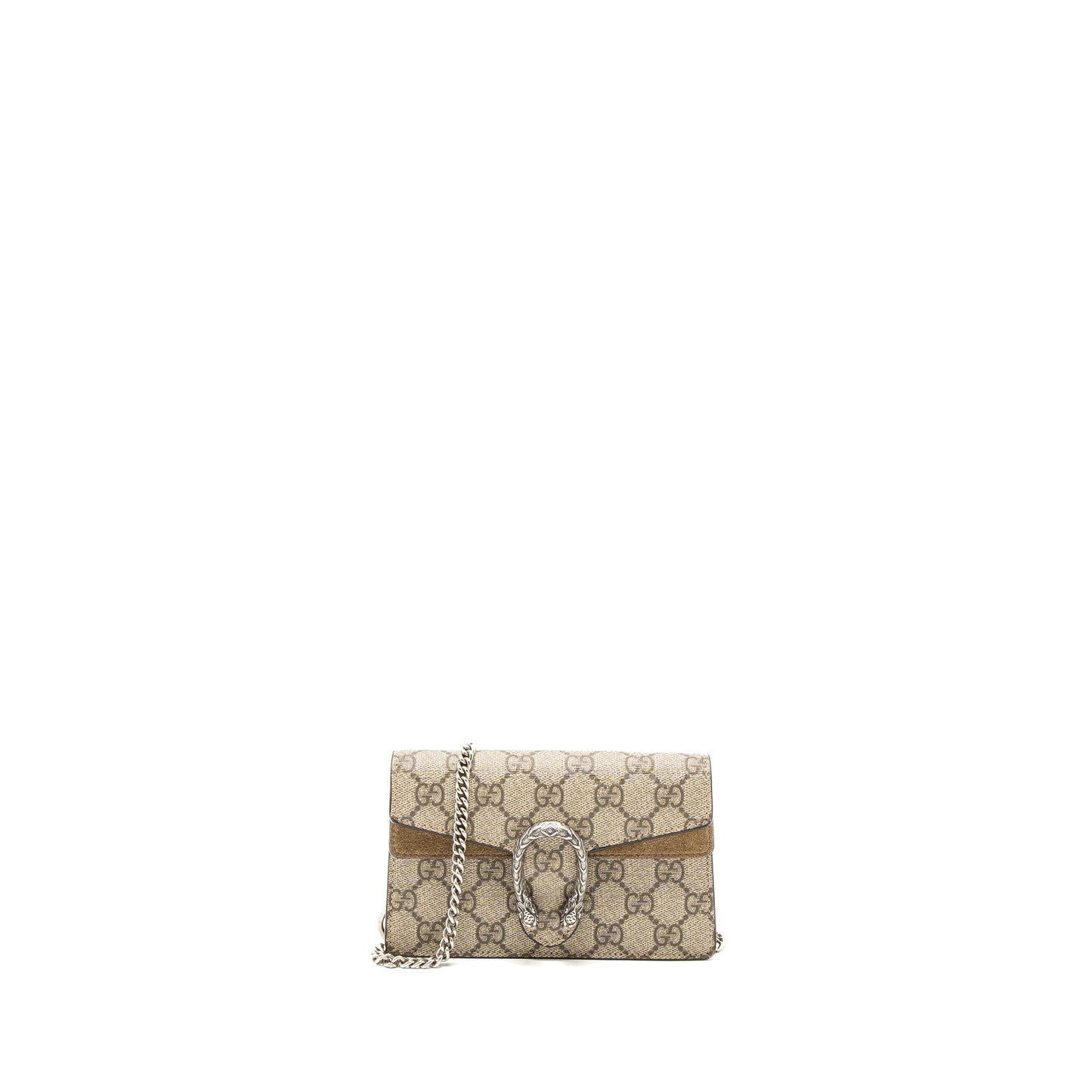 Gucci Dionysus Super Mini Purse Supreme/Suede Beige