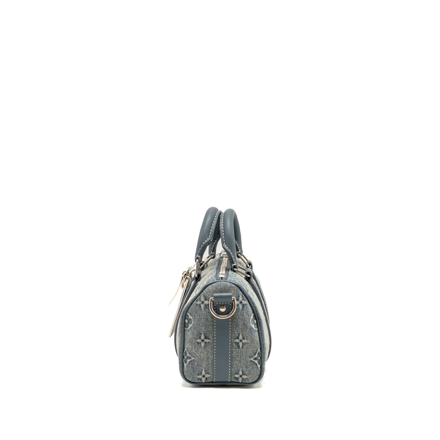 Louis Vuitton Keepall Bandouliere 25 Washed Denim Canvas Blue