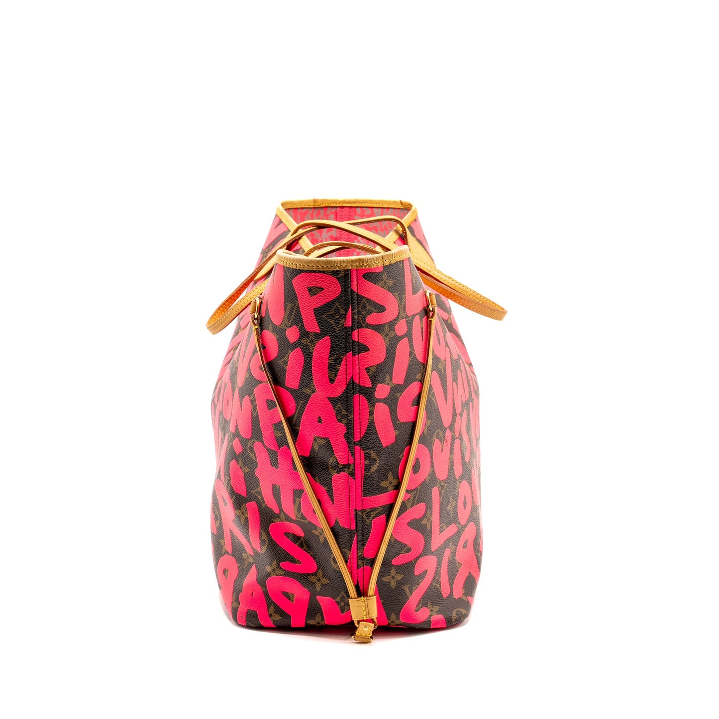 Louis Vuitton neverfull Stephen Sprouse pink monogram graffiti coated / zip wallet (sell in a set)