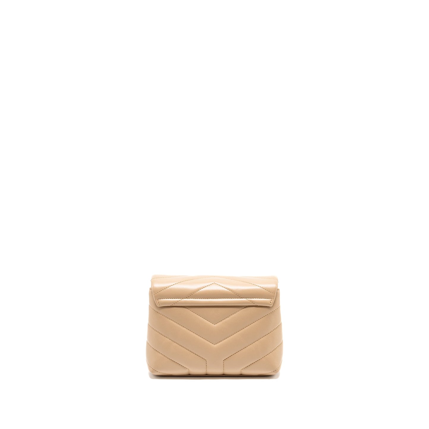 Saint Laurent/ Loulou Toy Strap Purse Calfskin Beige