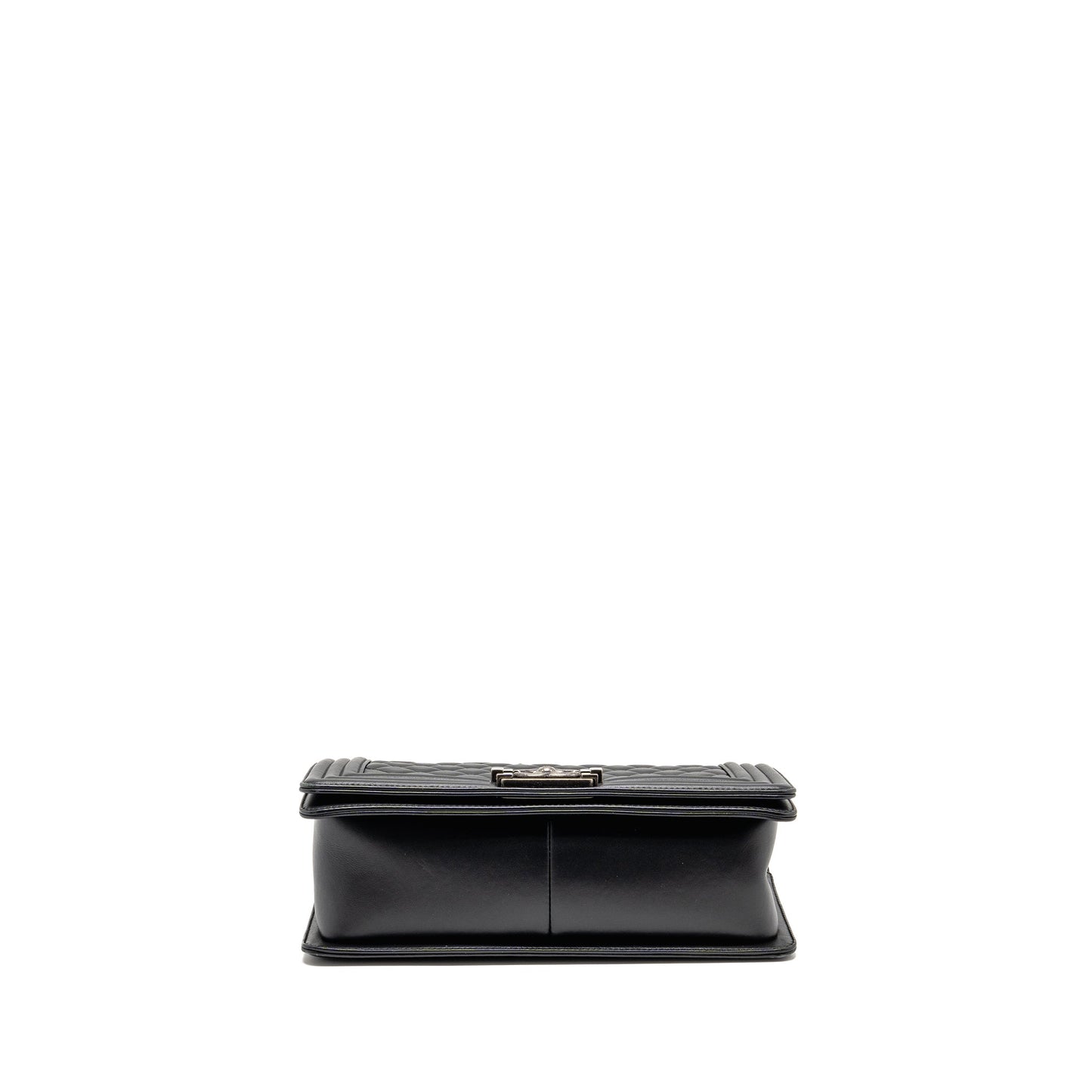 Chanel Medium Boy bag calfskin black ruthenium SHW