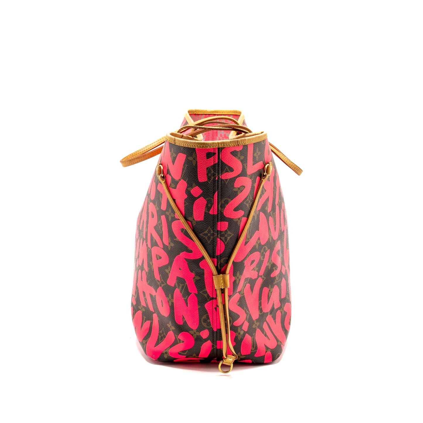 Louis Vuitton neverfull Stephen Sprouse pink monogram graffiti coated / zip wallet (sell in a set)