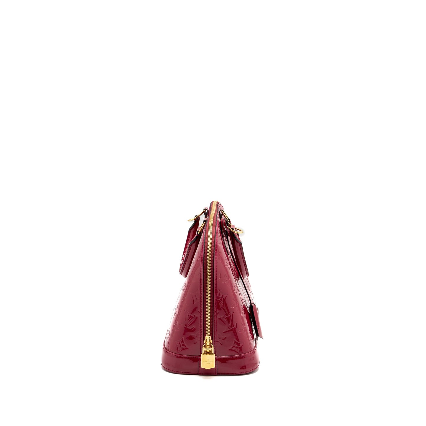 Louis Vuitton alma pm patent leather Indian rose