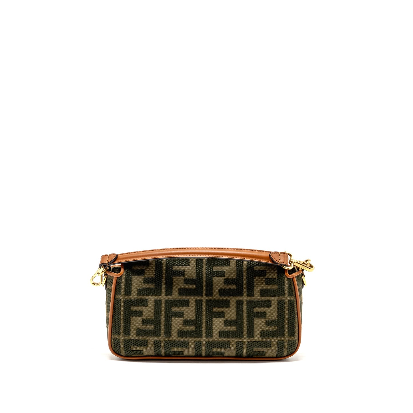Fendi Baguette Mini Purse denim khaki green