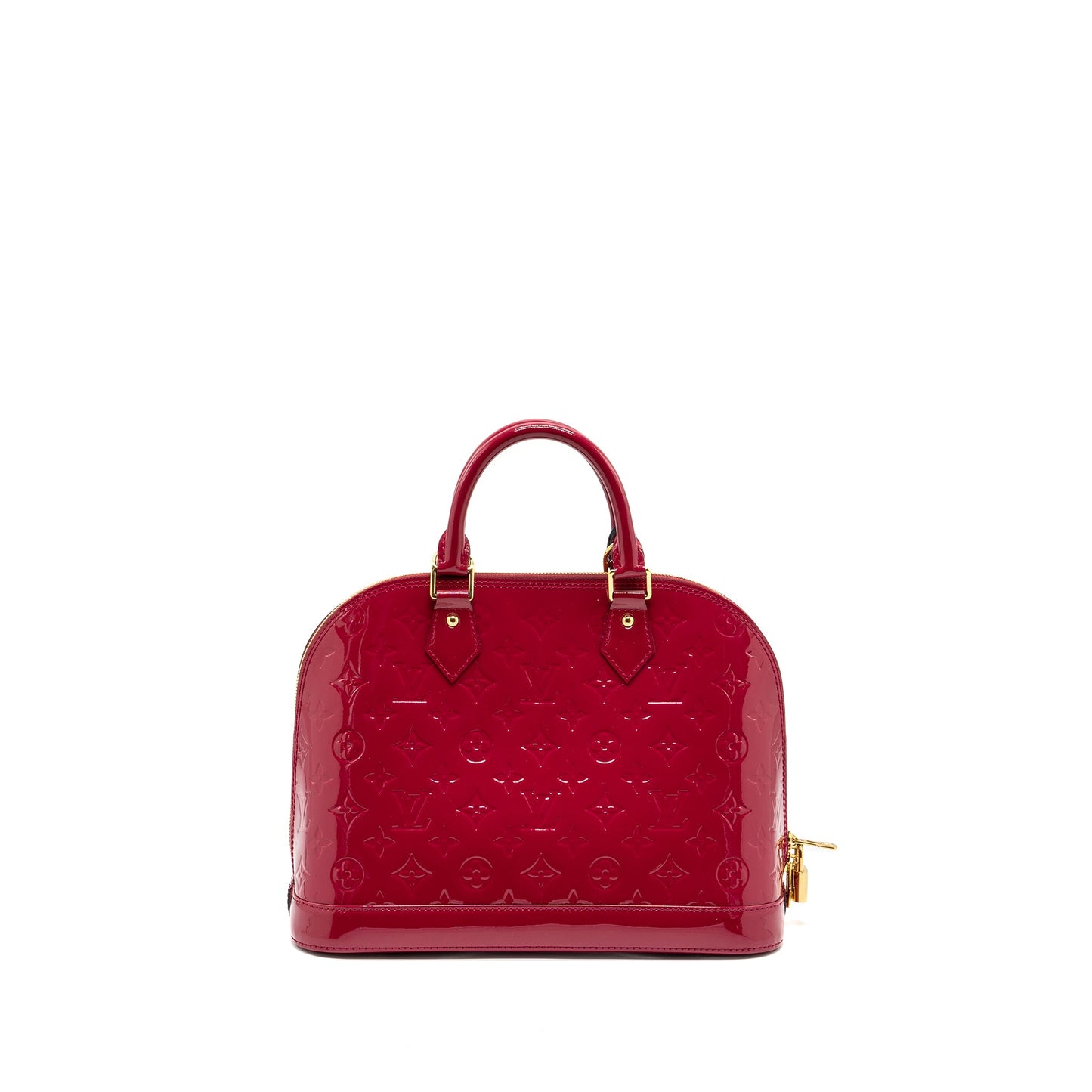 Louis Vuitton alma pm patent leather Indian rose