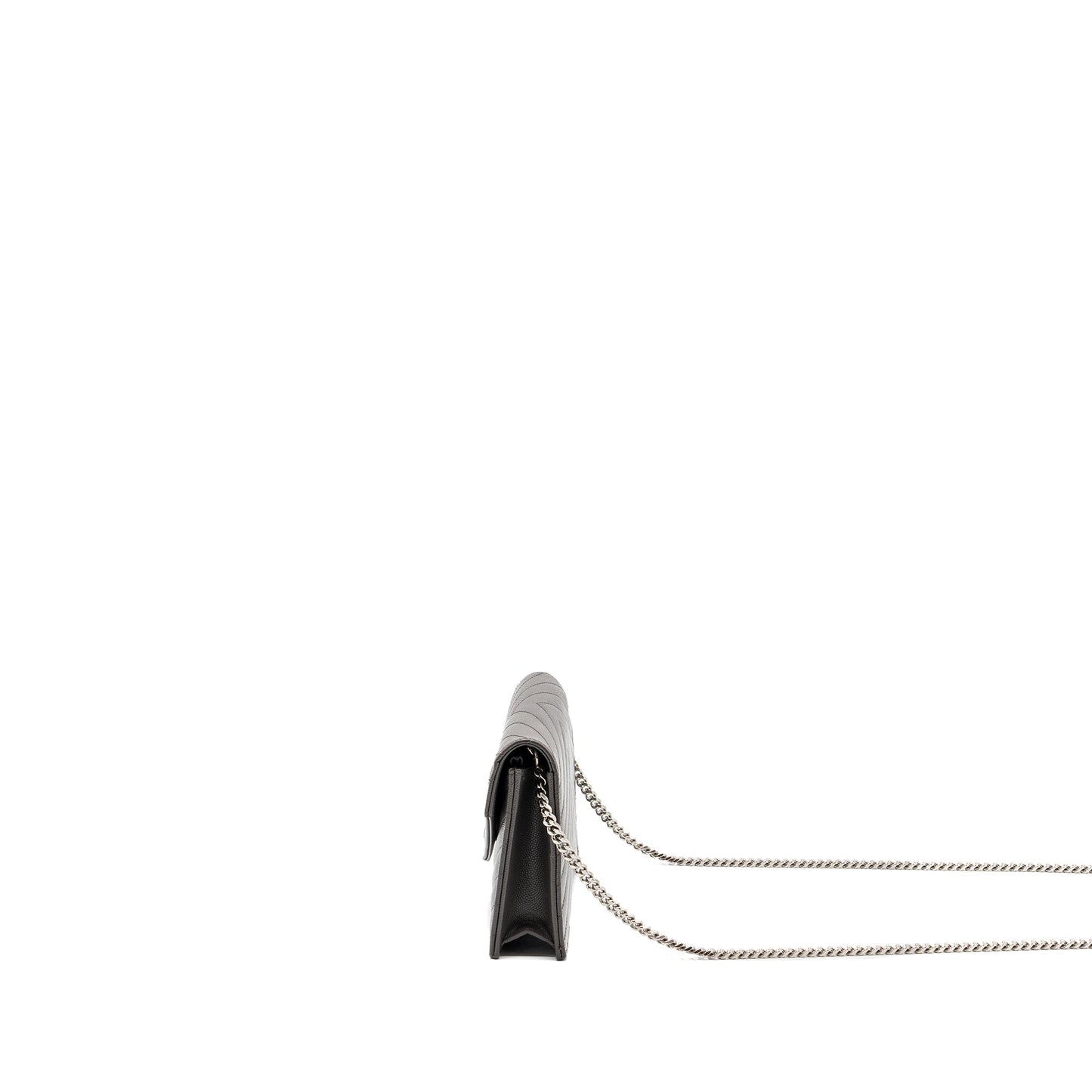 Saint Laurent/ Envelop Chain Purse Calfskin Grey