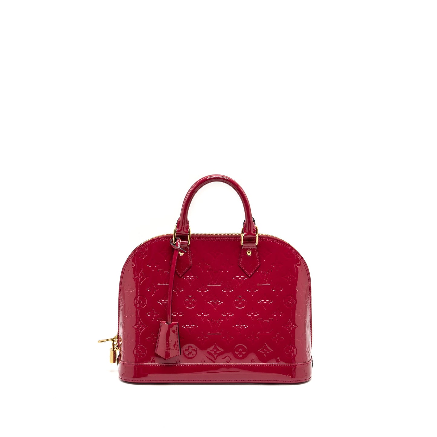 Louis Vuitton alma pm patent leather Indian rose