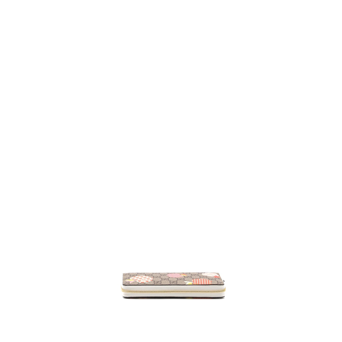 Gucci zipper wallet supreme canvas with print multicolor