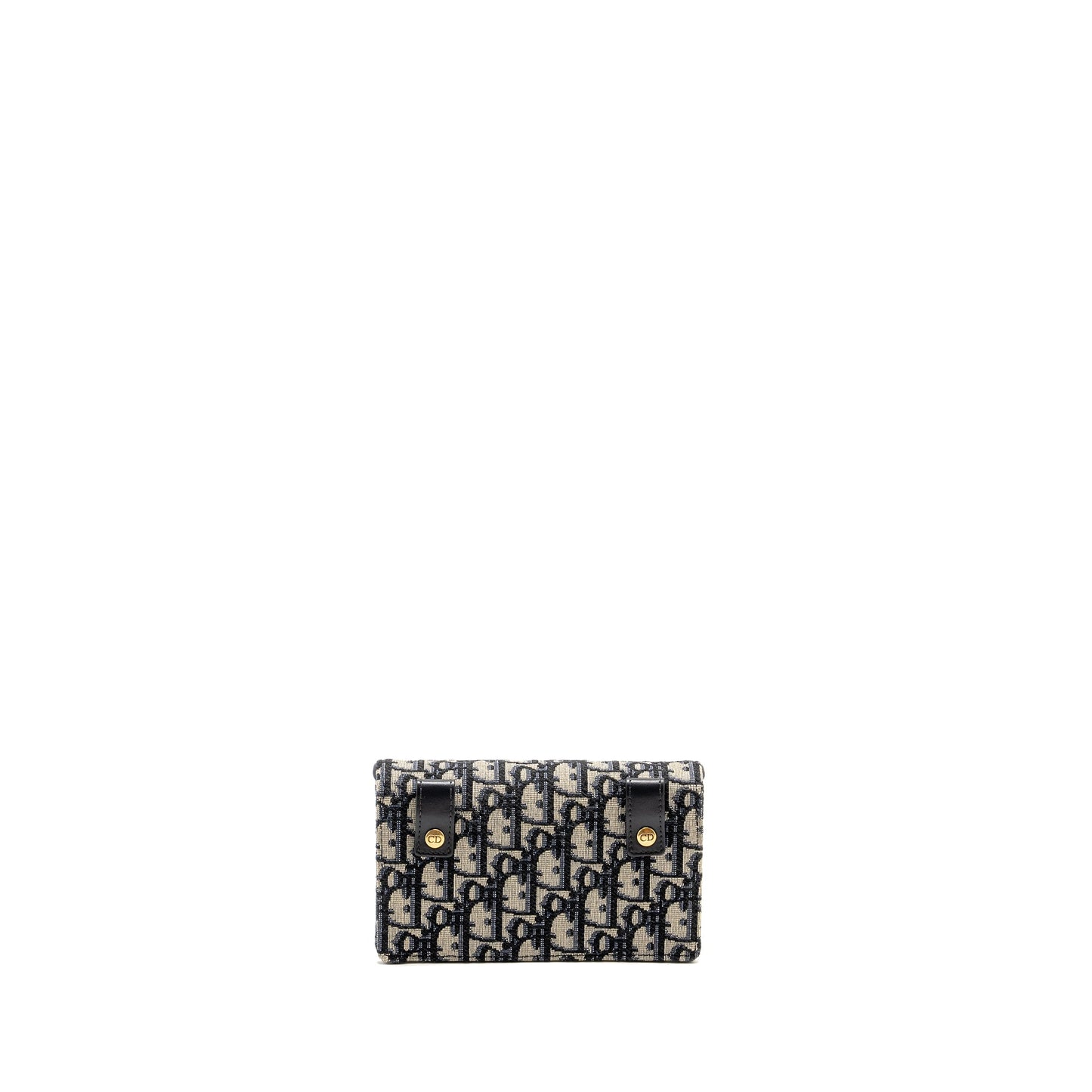 Dior Saddle Belt Purse/Pouch Blue Oblique Jacquard Canvas