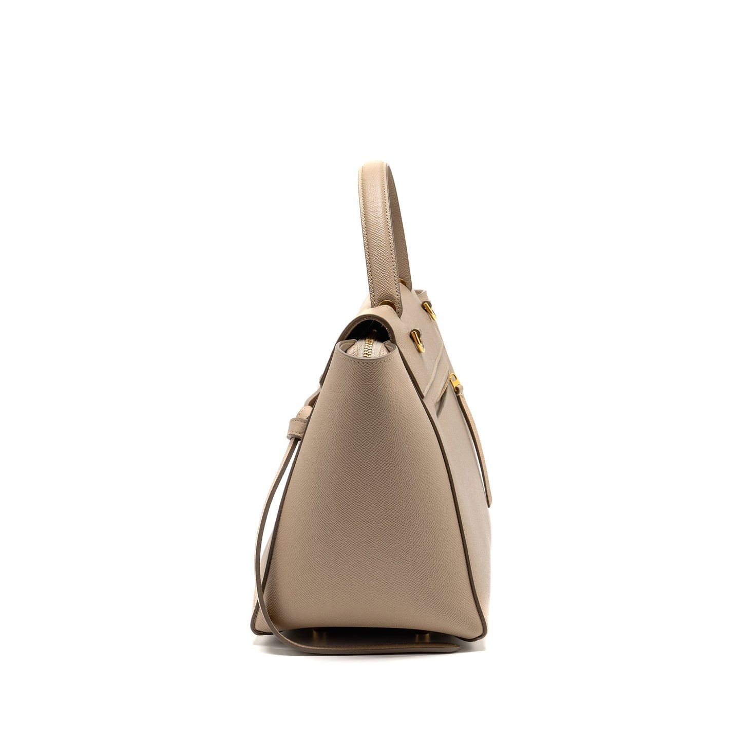 Celine Mini Belt Purse Calfskin Light Taupe