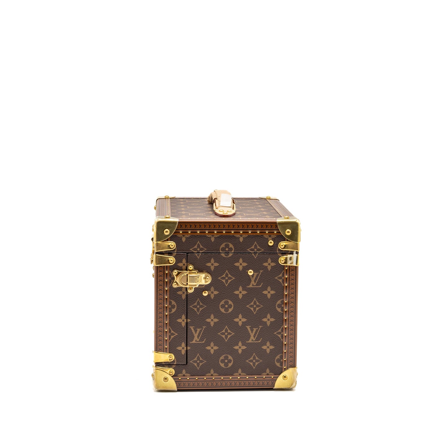 Louis Vuitton Boite Jewellery trunk box monogram canvas / rose ballerine