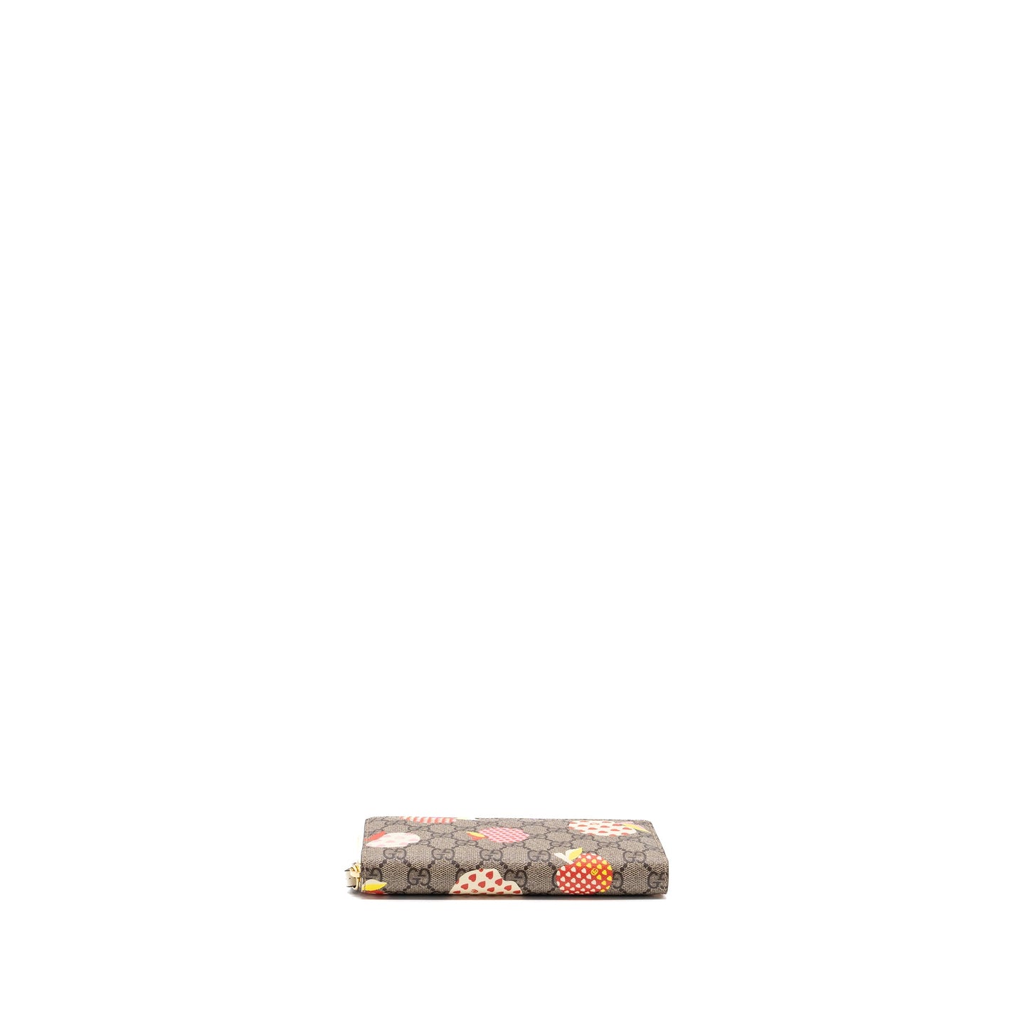 Gucci zipper wallet supreme canvas with print multicolor