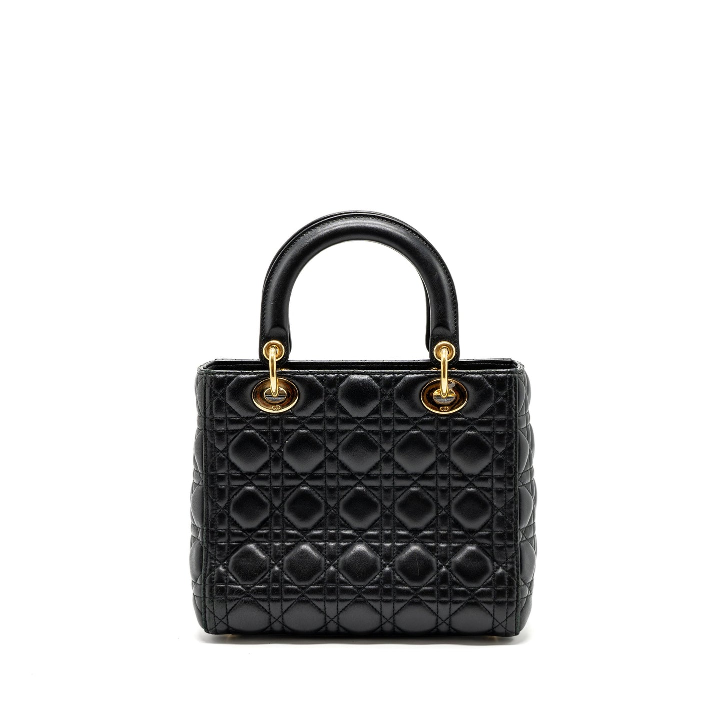 Dior Medium Lady Dior Lambskin Black