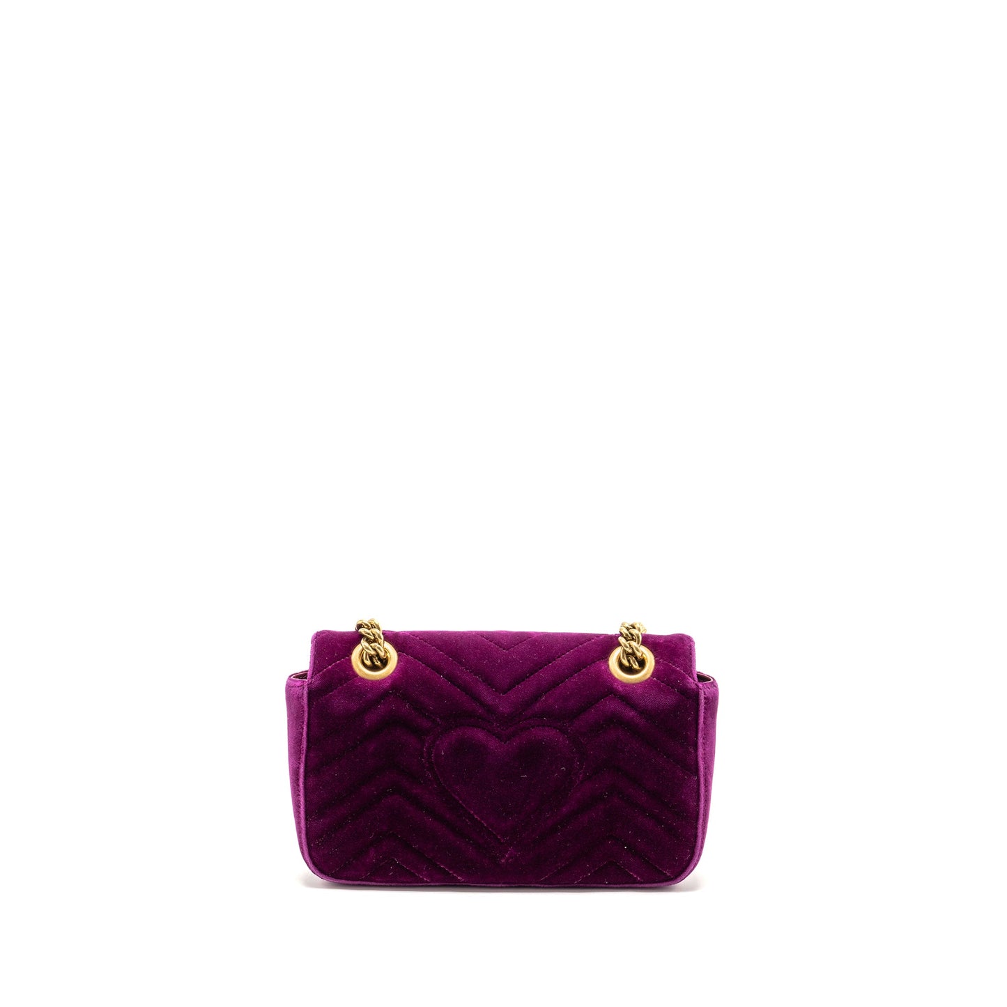 Gucci Mini Marmont Mini Purse Velvet Hot Pink