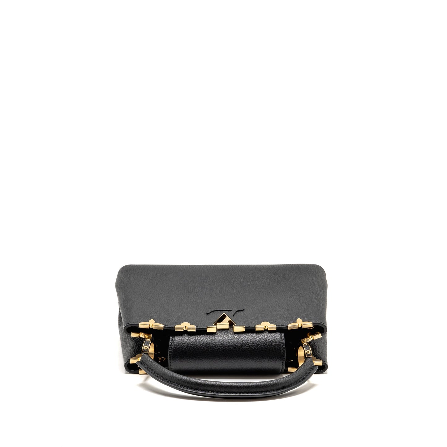 Louis Vuitton Capucines mm Taurillon Leather Black