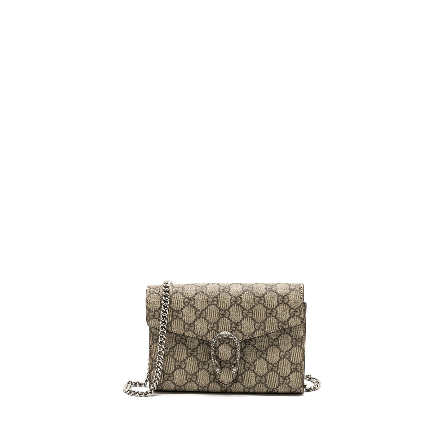 Gucci Dionysus mini chain Purse supreme canvas brown / Multicolour