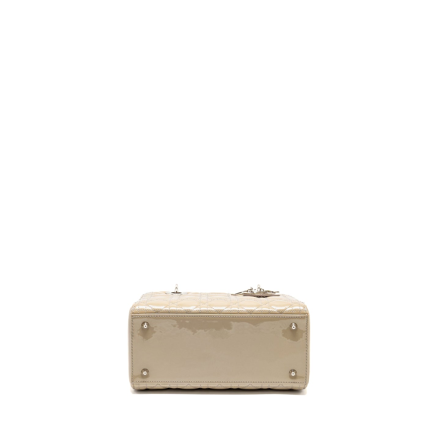 Dior Medium Lady Dior Patent Beige
