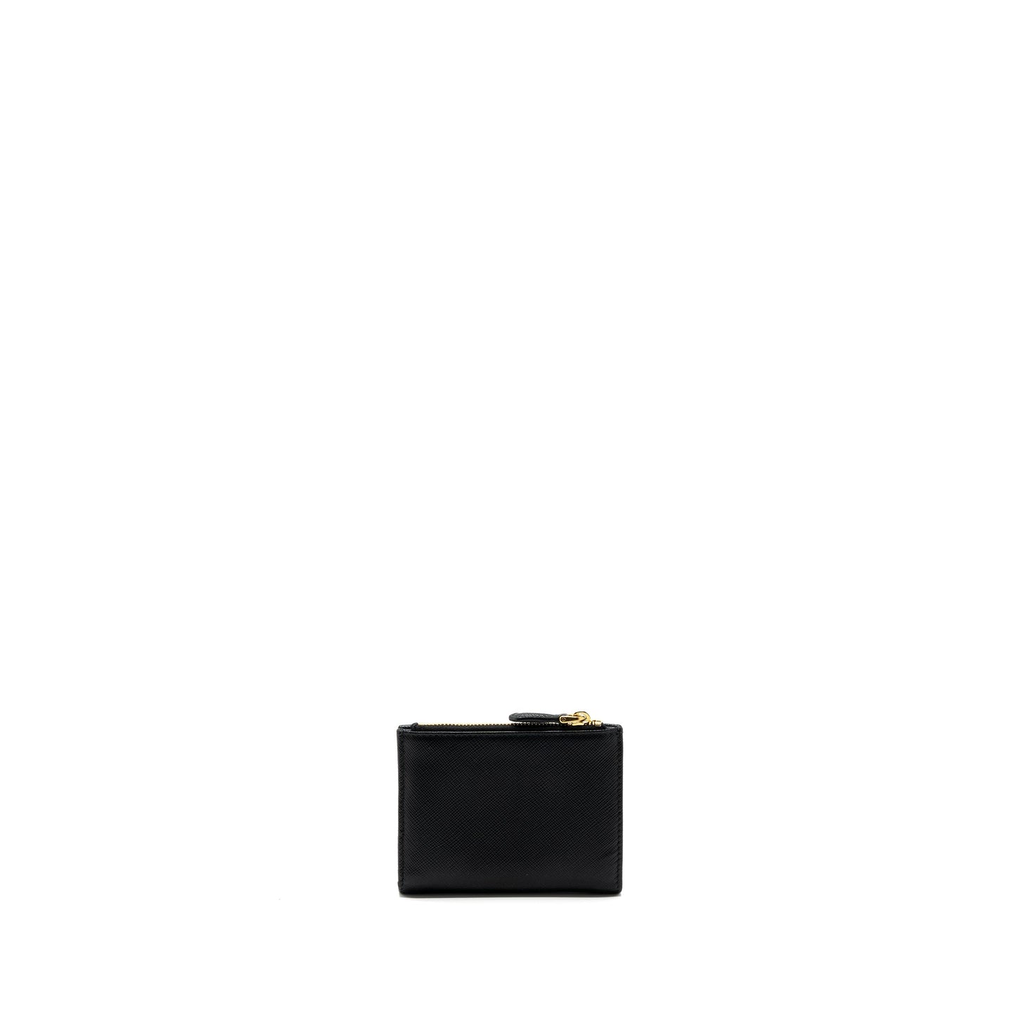 Prada Small Saffiano Leather Wallet Black
