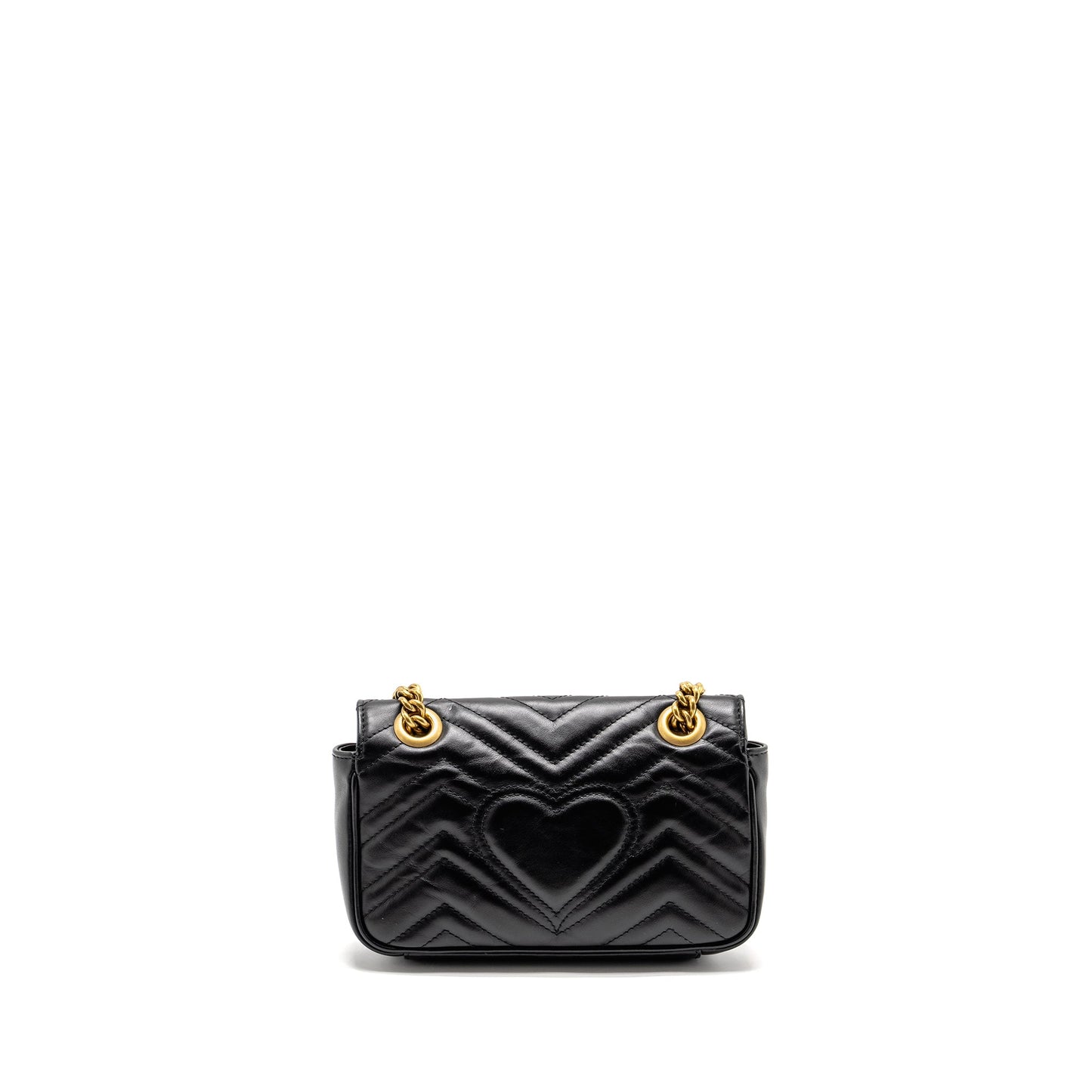 Gucci Mini Marmont Mini Purse Calfskin Black