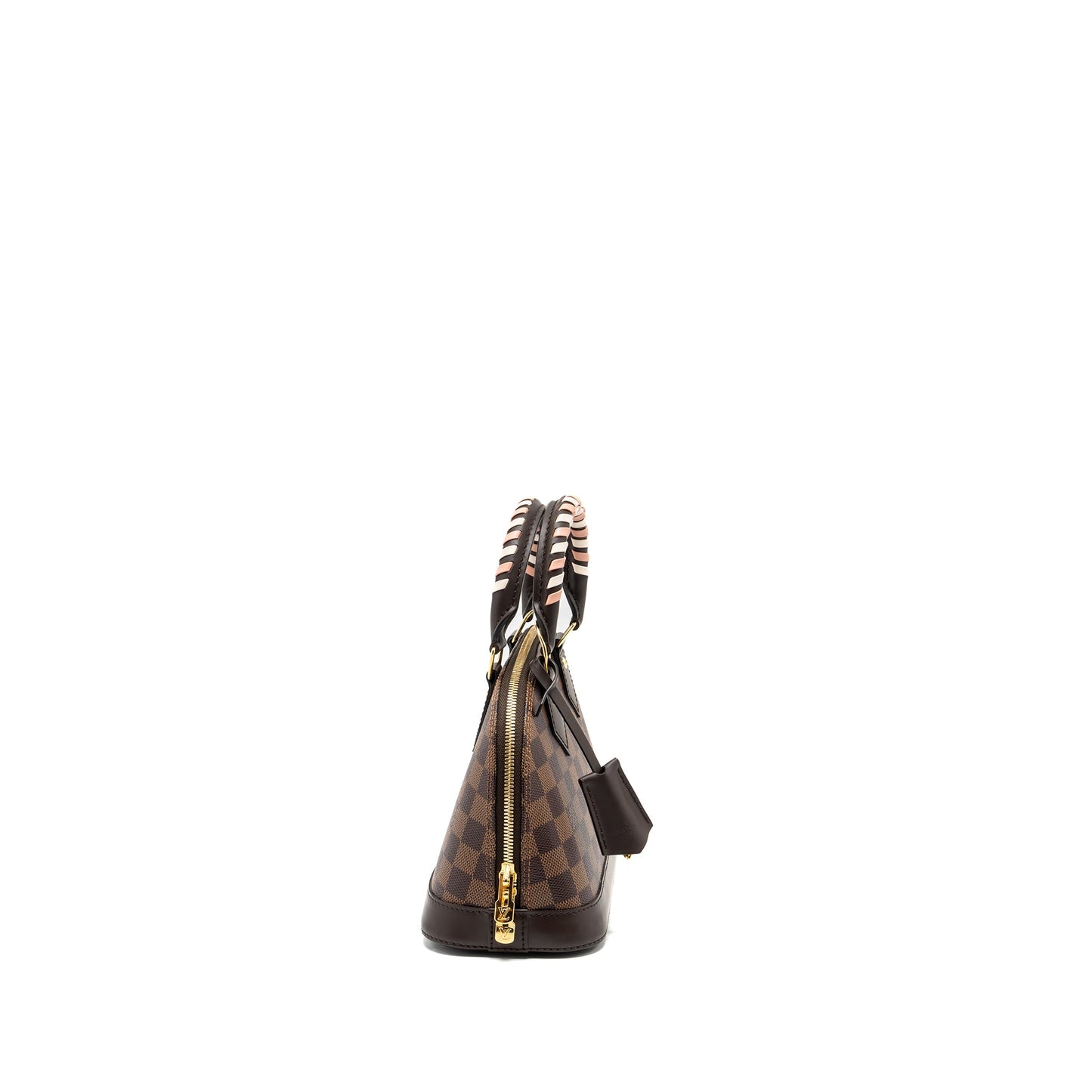 Louis Vuitton Alma with Braided Handles Damier Ebene Canvas