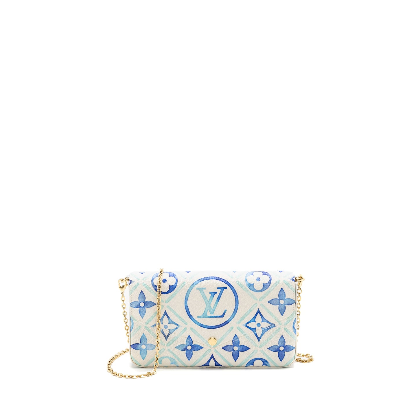 Louis Vuitton Felicie Pochette Monogram Canvas Blue/Multicolour