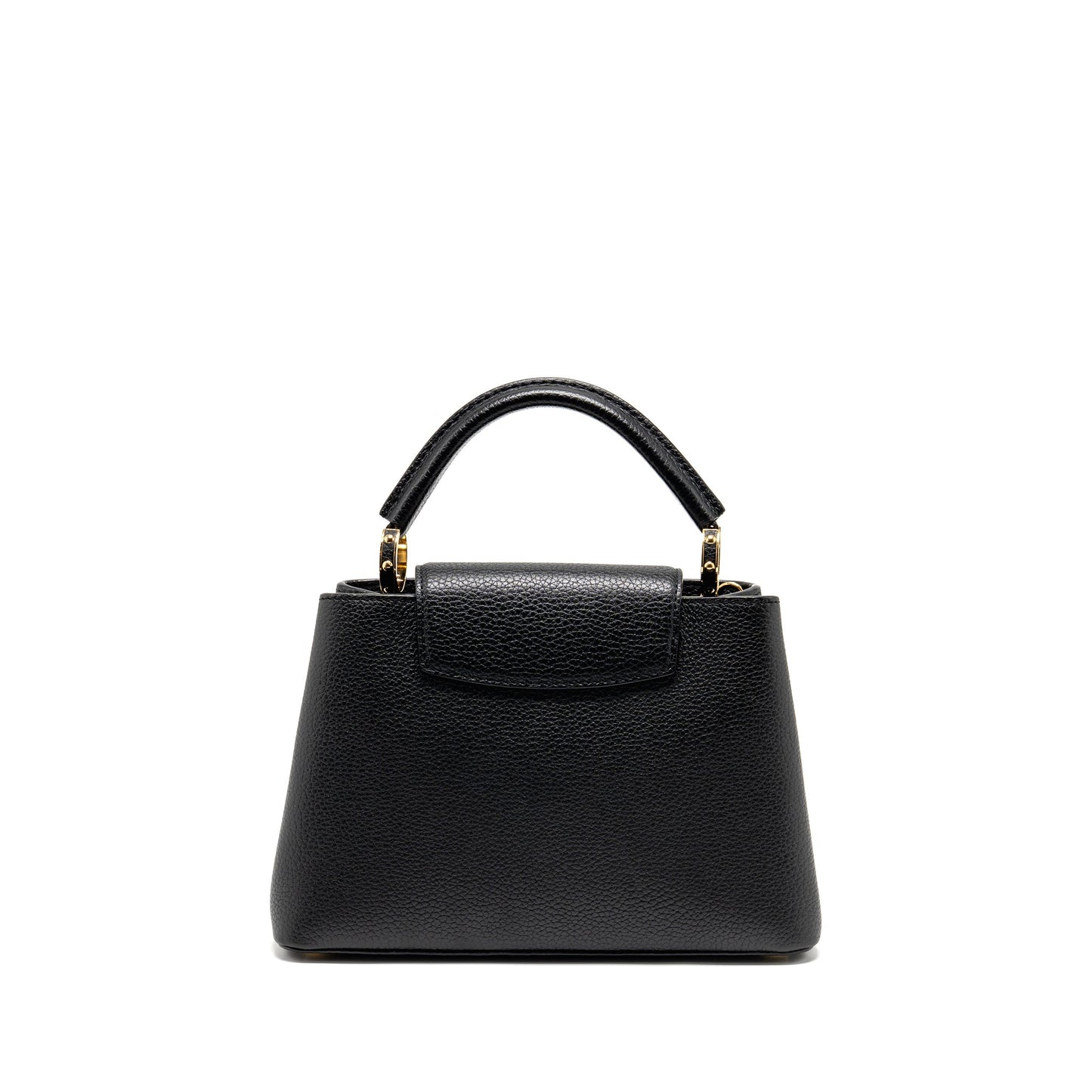 Louis Vuitton Capucines with Monogram Flower Embellishments Taurillon Black