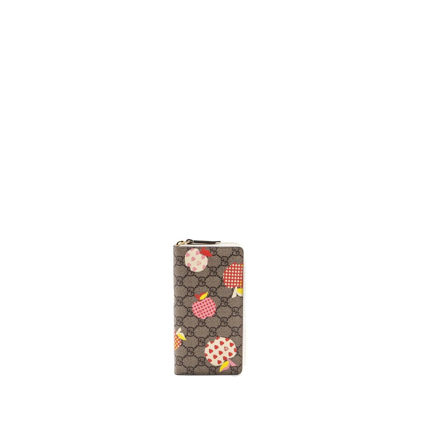 Gucci zipper wallet supreme canvas with print multicolor